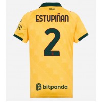 Dámy Fotbalový dres AC Milan Pervis Estupinan #2 2025-26 Třetí Krátký Rukáv